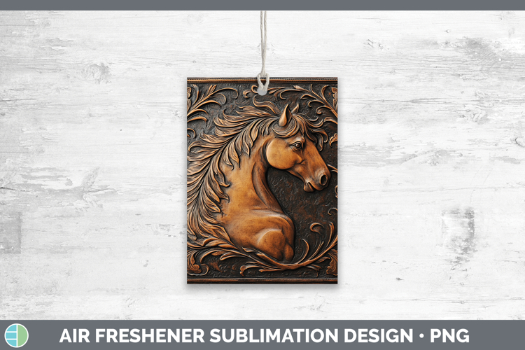 GorgeousBS01 Tooled Leather Air Freshener design.