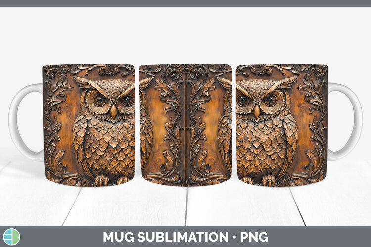 GorgeousBS01 Tooled Leather Mug Wrap design.