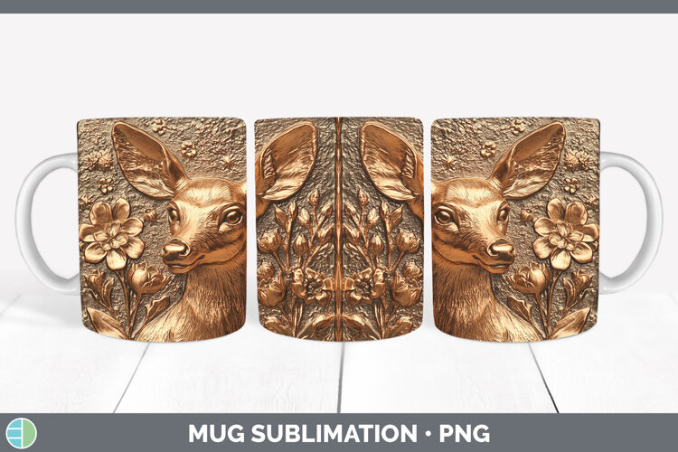 GorgeousBS02 Copper Relief Mug Wrap design.