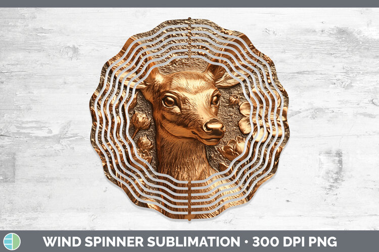 GorgeousBS02 Copper Relief Wind Spinner design.