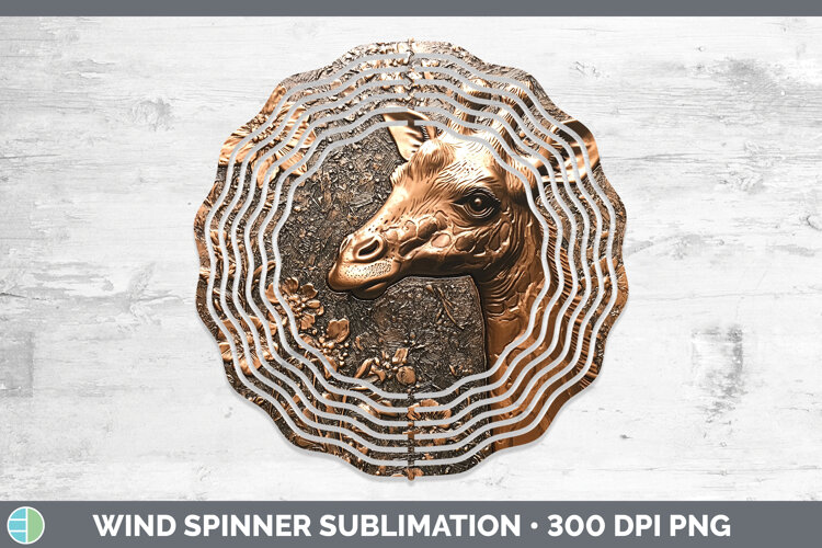 GorgeousBS02 Copper Relief Wind Spinner design.