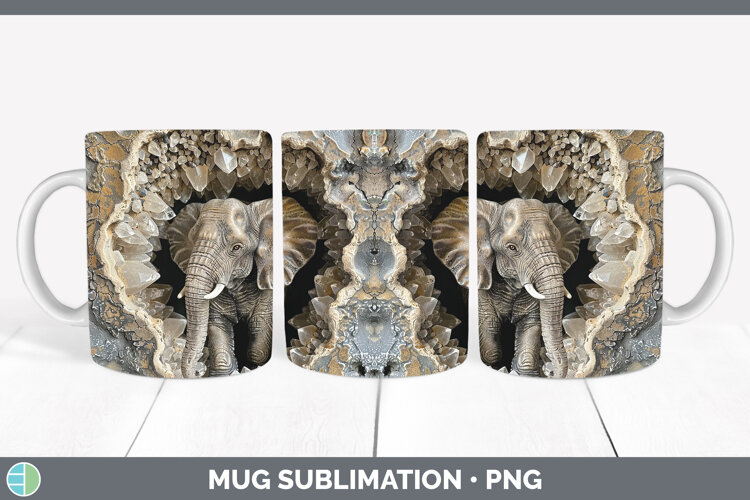 GorgeousBS02 Geode Mug Wrap design.