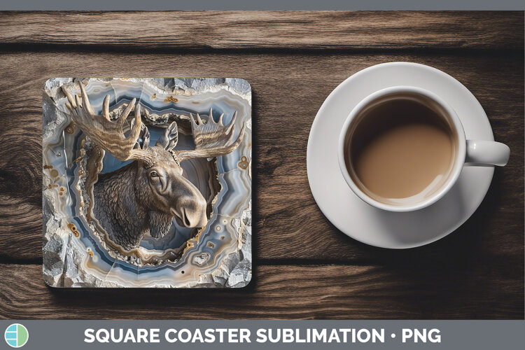 GorgeousBS02 Geode Square Coaster design.