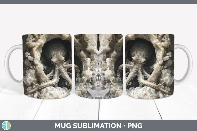 GorgeousBS02 Geode Mug Wrap design.