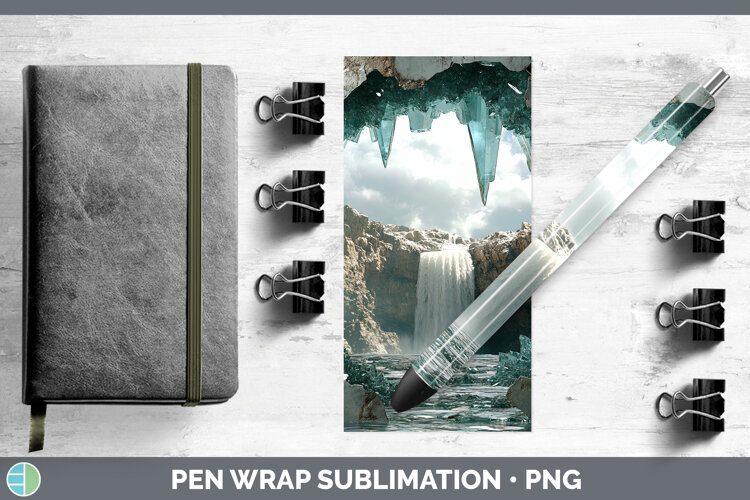 GorgeousBS02 Geode Pen Wrap design.