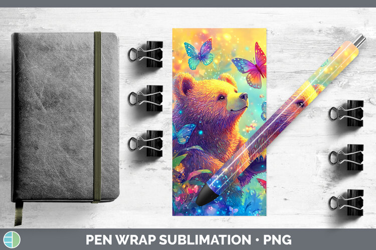 GorgeousBS02 Glitter Pen Wrap design.