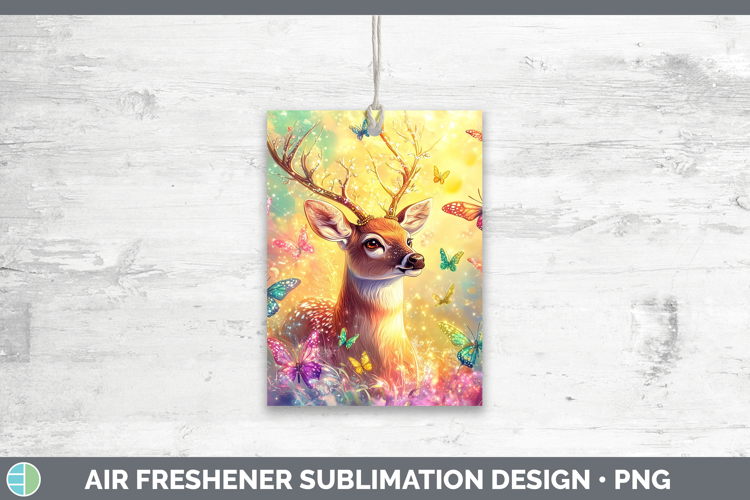 BS02 Glitter Deer Air Freshener Sublimation Car Freshener De