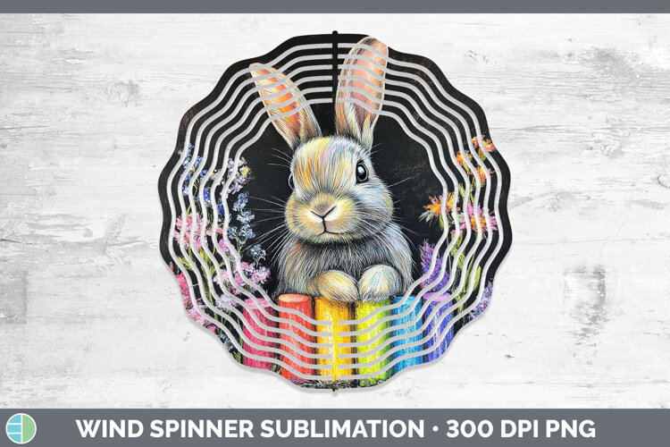 GorgeousBS02 Rainbow Wind Spinner design.