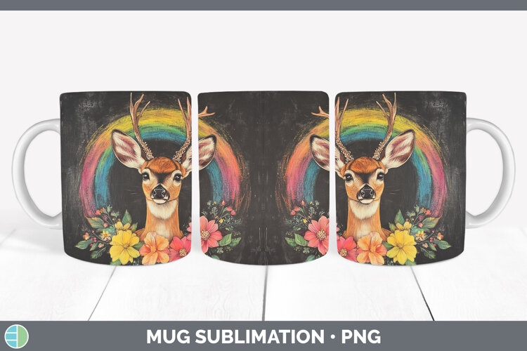 GorgeousBS02 Rainbow  Mug Wrap design.