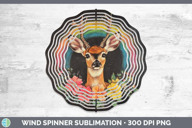 GorgeousBS02 Rainbow  Wind Spinner design.