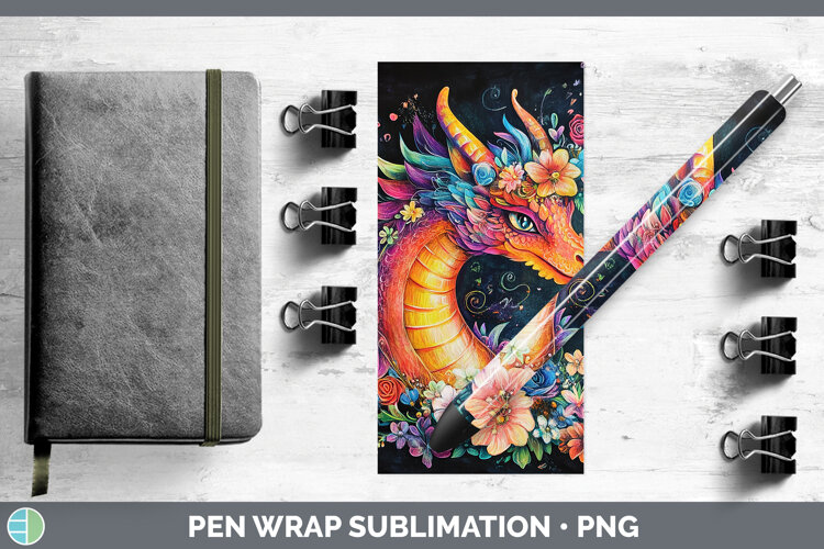 GorgeousBS02 Rainbow  Pen Wrap design.
