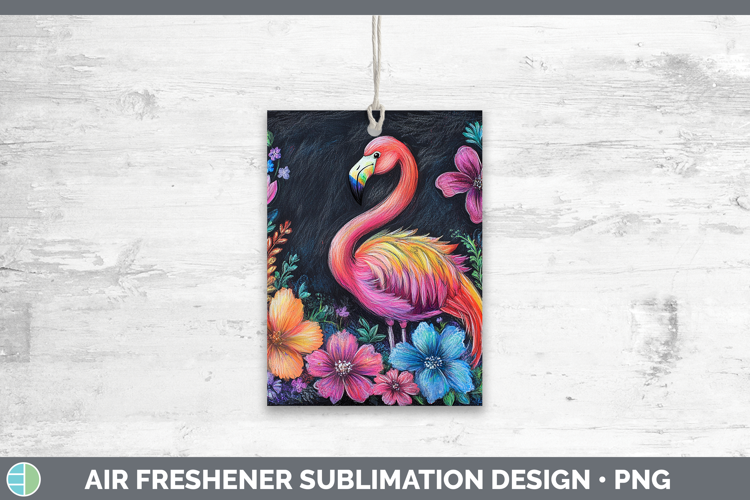 BS02 Rainbow Flamingo Air Freshener Sublimation Car Freshen