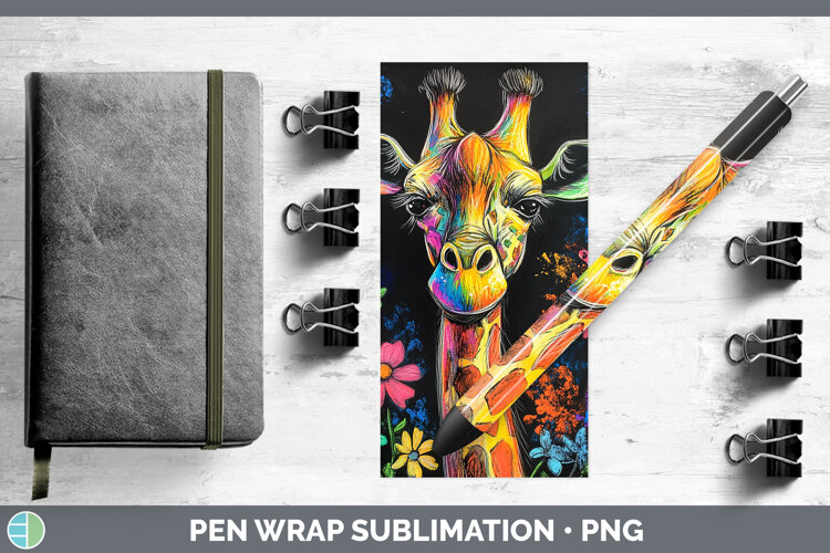 GorgeousBS02 Rainbow  Pen Wrap design.