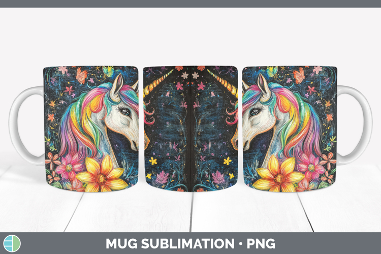Rainbow Unicorn Clipart Image 9