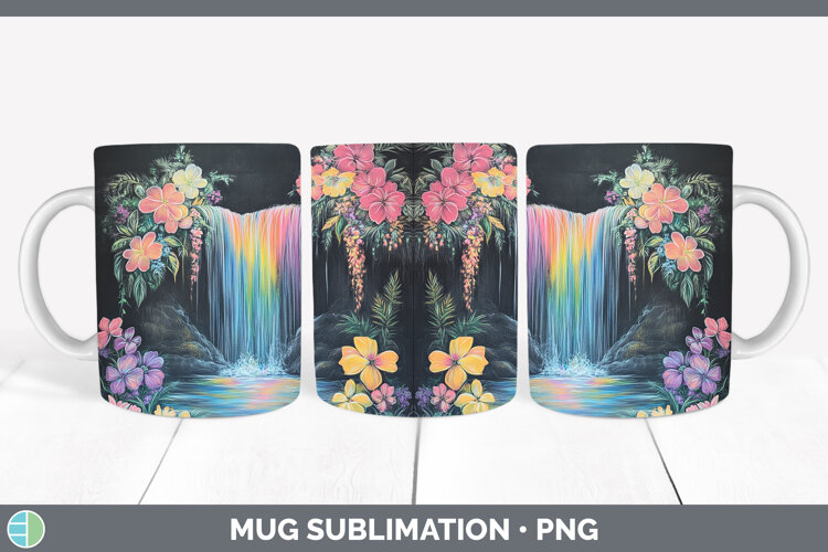 GorgeousBS02 Rainbow Mug Wrap design.