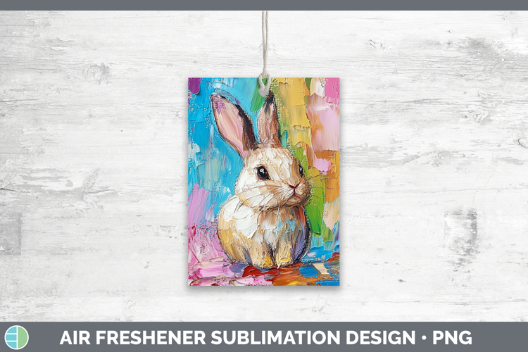 BS02 Thick Paint Bunny Air Freshener Sublimation Car Freshen