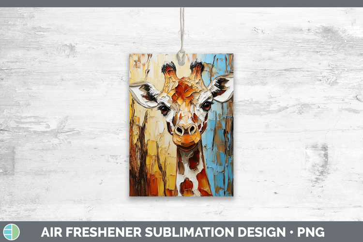 BS02 Thick Paint Giraffe Air Freshener Sublimation Car Fresh