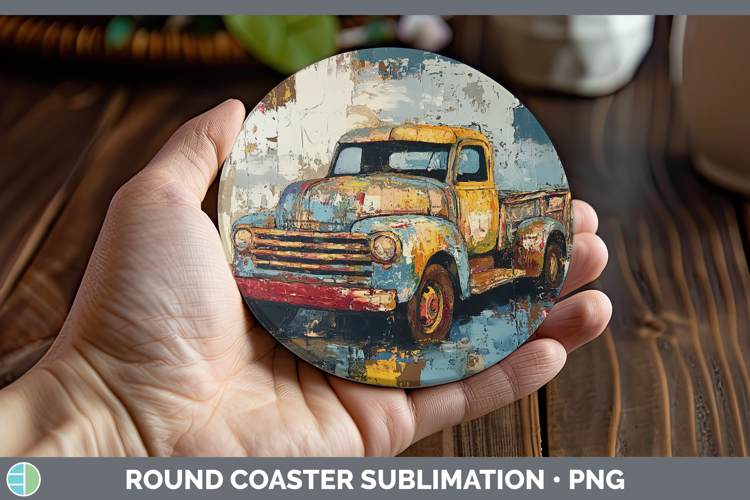 Vintage Truck Clipart Image 10