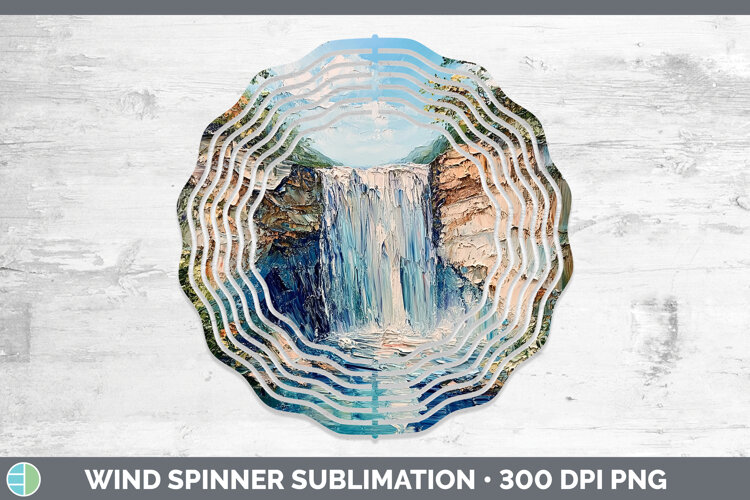 GorgeousBS02 Thick Paint Wind Spinner design.