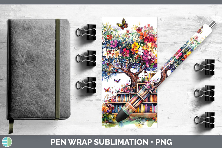 GorgeousBS03 Bookshelf Pen Wrap design.