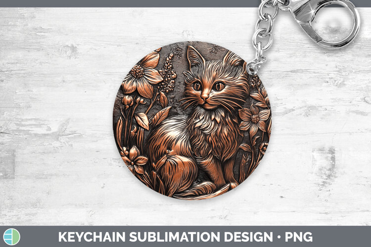GorgeousBS03 Copper Relief Keychain design.