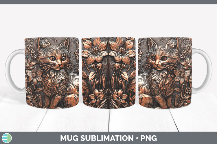 GorgeousBS03 Copper Relief Mug Wrap design.