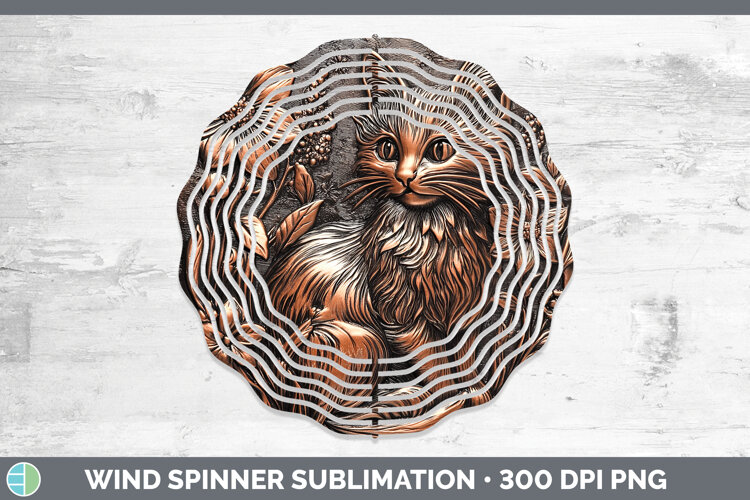 GorgeousBS03 Copper Relief Wind Spinner design.
