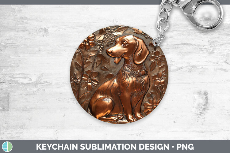 GorgeousBS03 Copper Relief Keychain design.