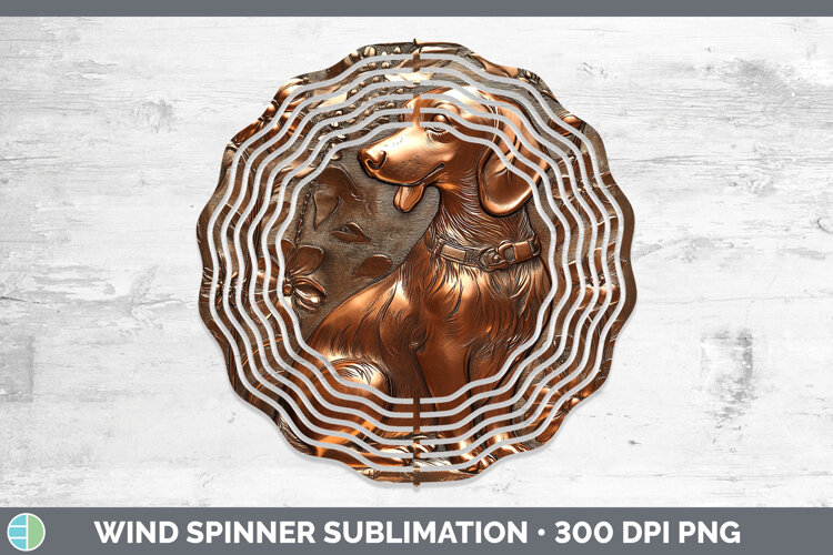 GorgeousBS03 Copper Relief Wind Spinner design.