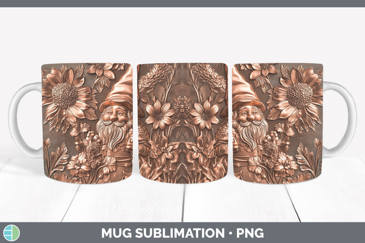 GorgeousBS03 Copper Relief Mug Wrap design.