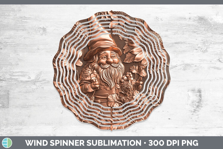 GorgeousBS03 Copper Relief Wind Spinner design.