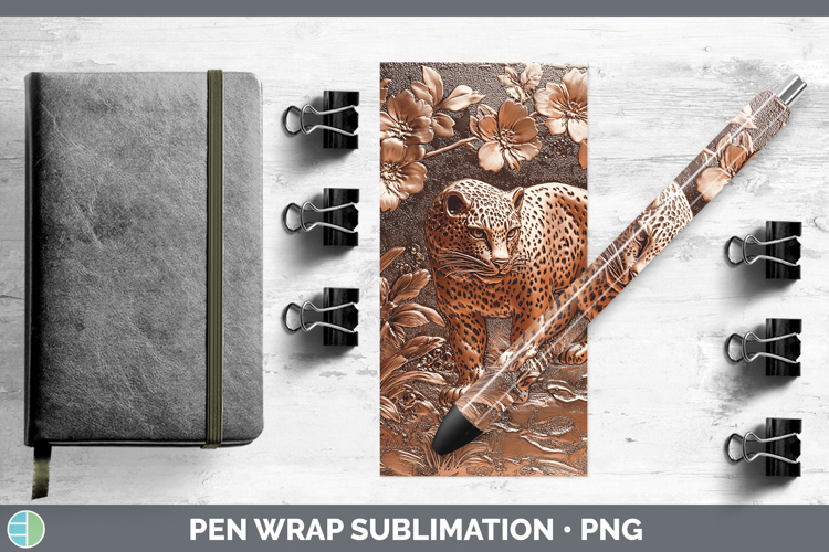 GorgeousBS03 Copper Relief Pen Wrap design.