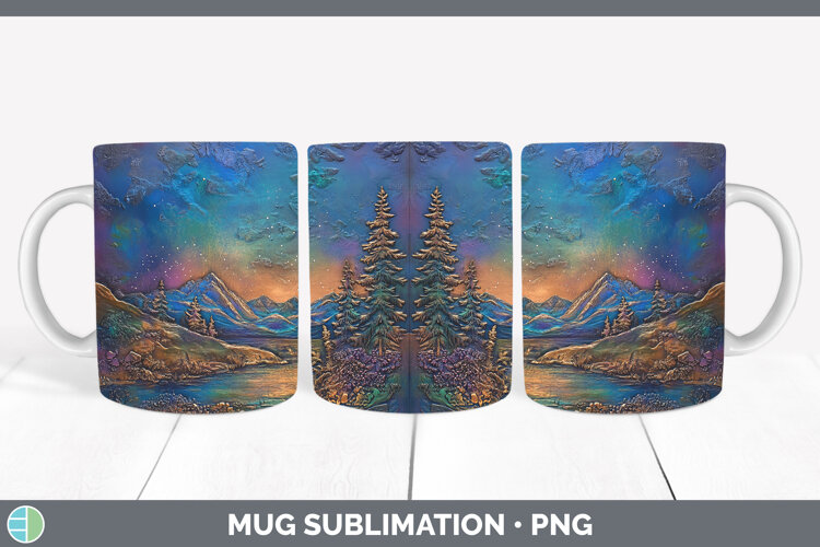 GorgeousBS03 Copper Relief Mug Wrap design.