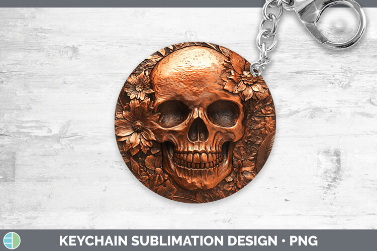 GorgeousBS03 Copper Relief Keychain design.
