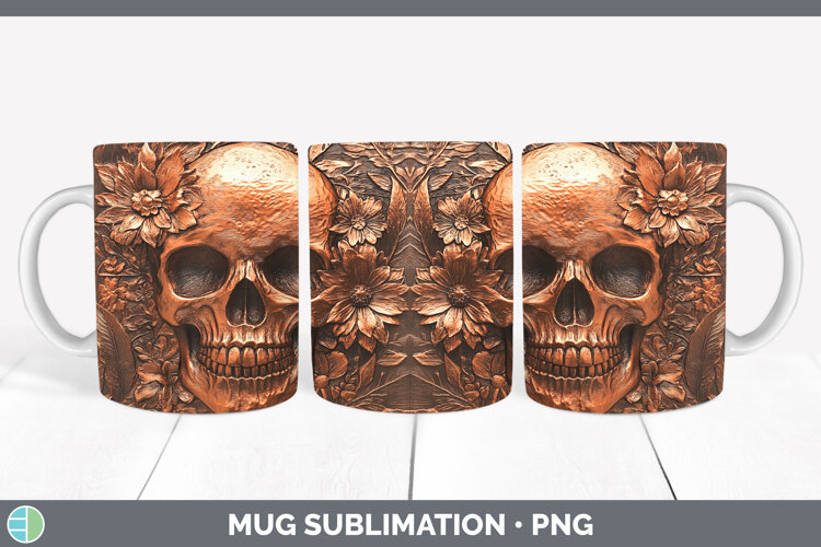 GorgeousBS03 Copper Relief Mug Wrap design.