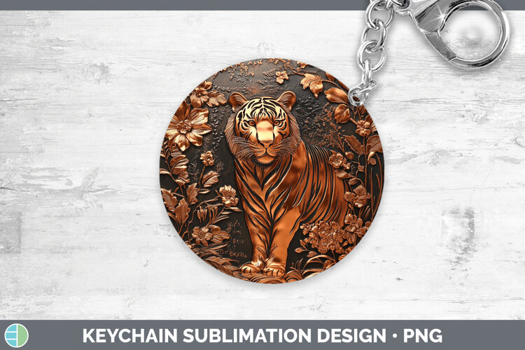 GorgeousBS03 Copper Relief Keychain design.