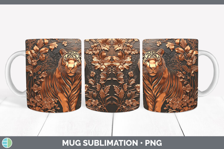 GorgeousBS03 Copper Relief Mug Wrap design.