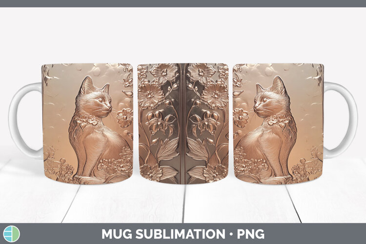 GorgeousBS03 Copper Relief Mug Wrap design.