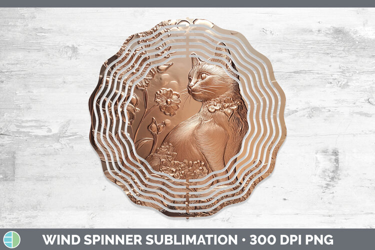 GorgeousBS03 Copper Relief Wind Spinner design.