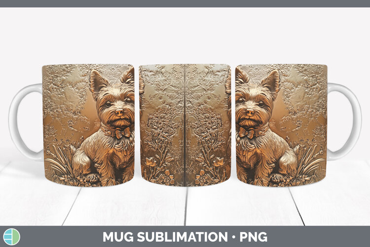 GorgeousBS03 Copper Relief Mug Wrap design.