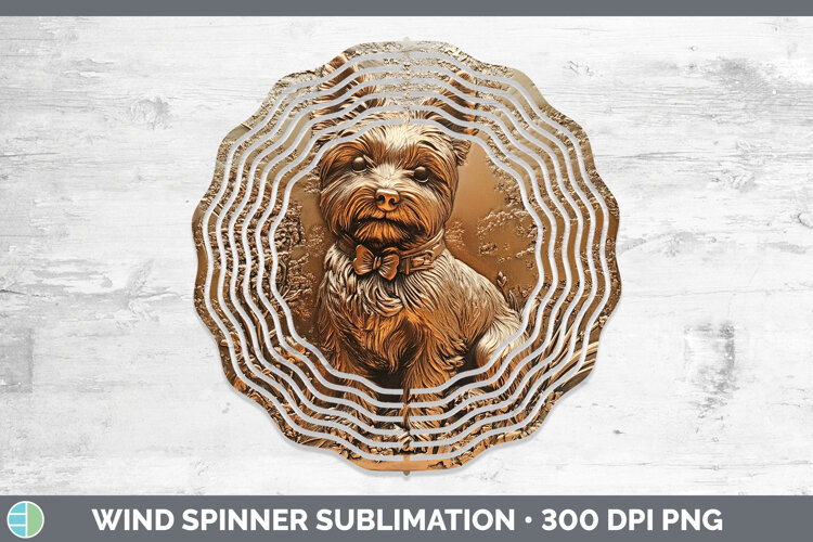 GorgeousBS03 Copper Relief Wind Spinner design.