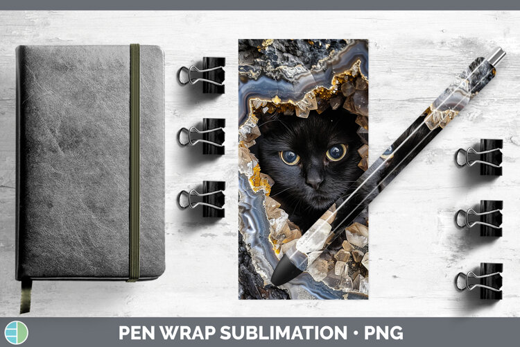 GorgeousBS03 Geode Pen Wrap design.