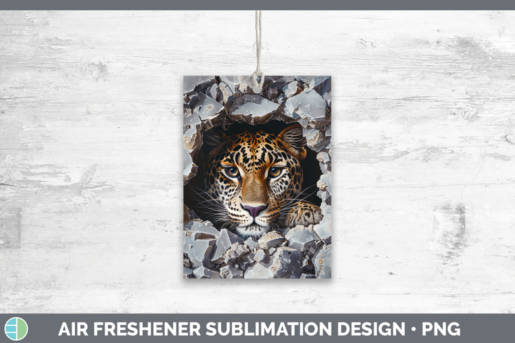 BS03 Geode Leopard Air Freshener Sublimation Car Freshener D