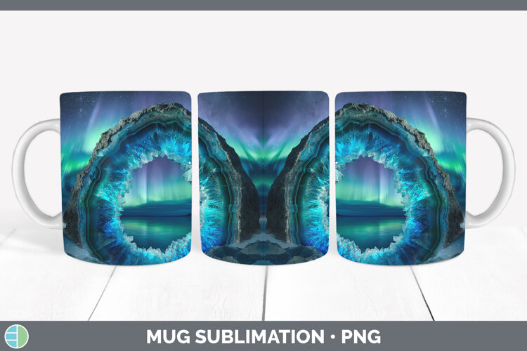 GorgeousBS03 Geode Mug Wrap design.