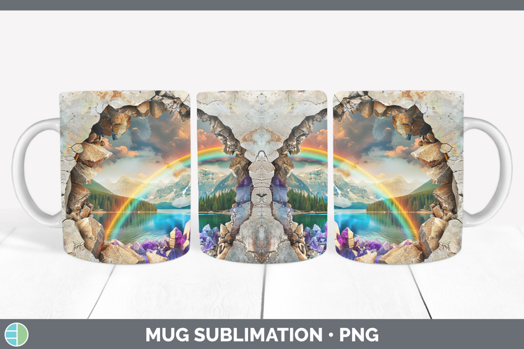 GorgeousBS03 Geode Mug Wrap design.