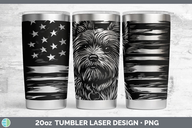 GorgeousBS03 Patriotic Flag Laser 20oz Tumbler design.