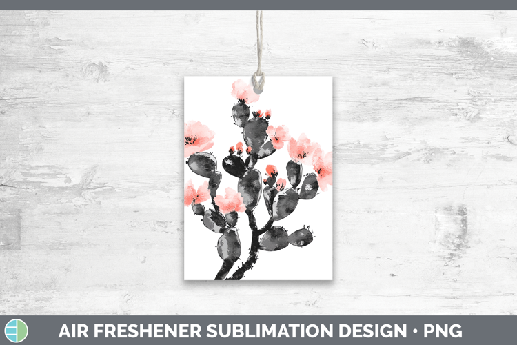BS03 Sakura Cactus Air Freshener Sublimation Car Freshener D