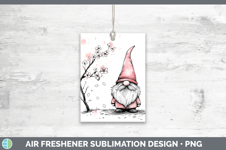 BS03 Sakura Gnome Air Freshener Sublimation Car Freshener De
