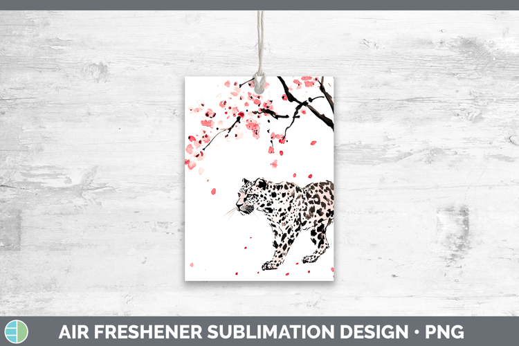 BS03 Sakura Leopard Air Freshener Sublimation Car Freshener