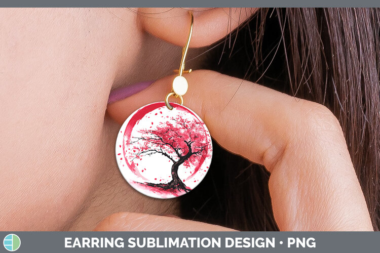 GorgeousBS03 Sakura Round Earrings design.